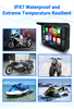 Heißer Verkauf Motorrad GPS Navigator 5,5 'Bluetooth Freisprecheinrichtung Motorrad Android GPS Tracking Gerät