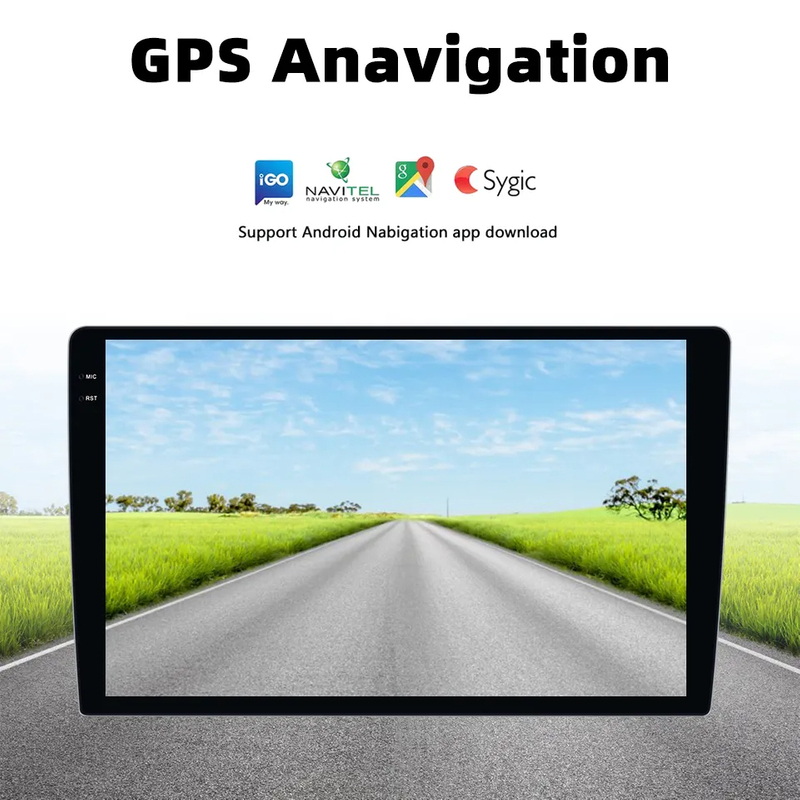 10'' Navigation & GPS Doppel Din Auto Stereo 2 Din Auto Radio MP5 Player QLED 1920*1080 Autoradio audio Auto DVD Player 2K Bildschirm