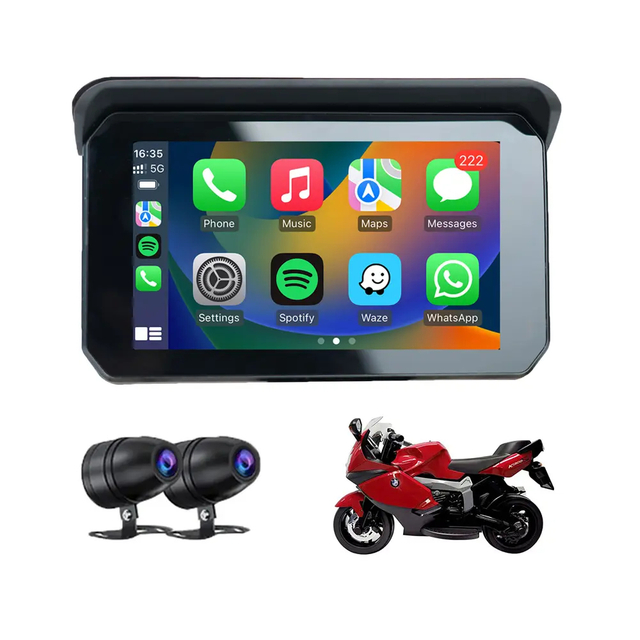 Heißer Verkauf Motorrad GPS Navigator 5,5 'Bluetooth Freisprecheinrichtung Motorrad Android GPS Tracking Gerät