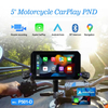 5-Zoll-Navigation Motorrad Wireless Apple Carplay Android Auto Moto Navi GPS-Navigator für Motorrad IPX7 wasserdichter Bildschirm